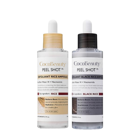 CocoBeauty Peel Shot Glow Rijst Ampul Duo