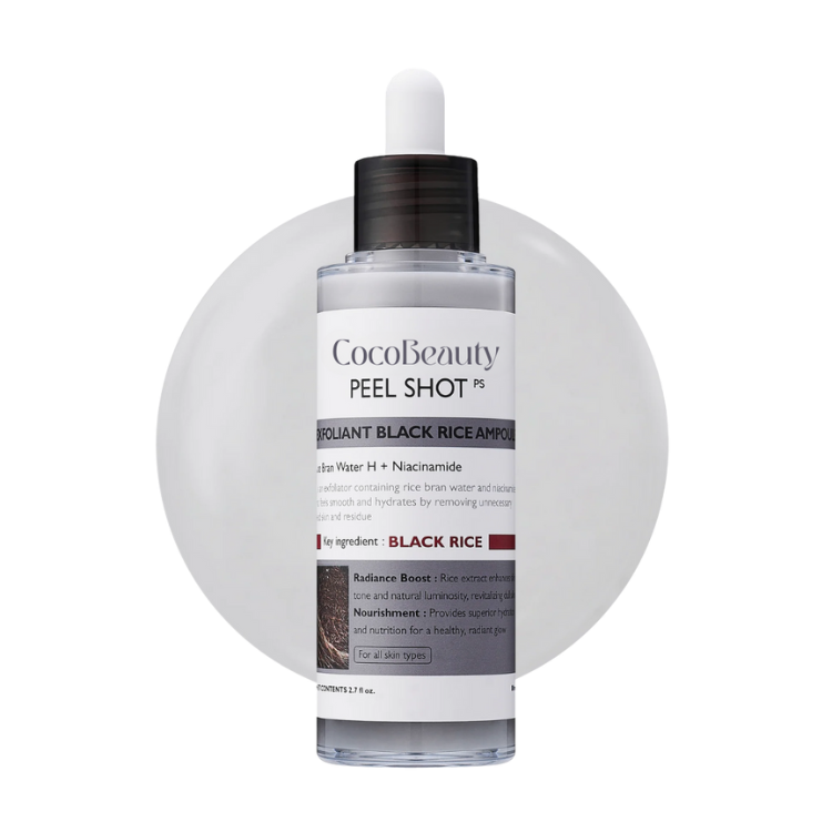 CocoBeauty Peel Shot Glow Rice Ampoule Duo