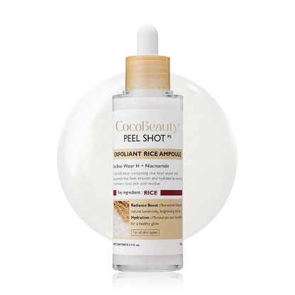 CocoBeauty Peel Shot Glow Rijst Ampul Duo